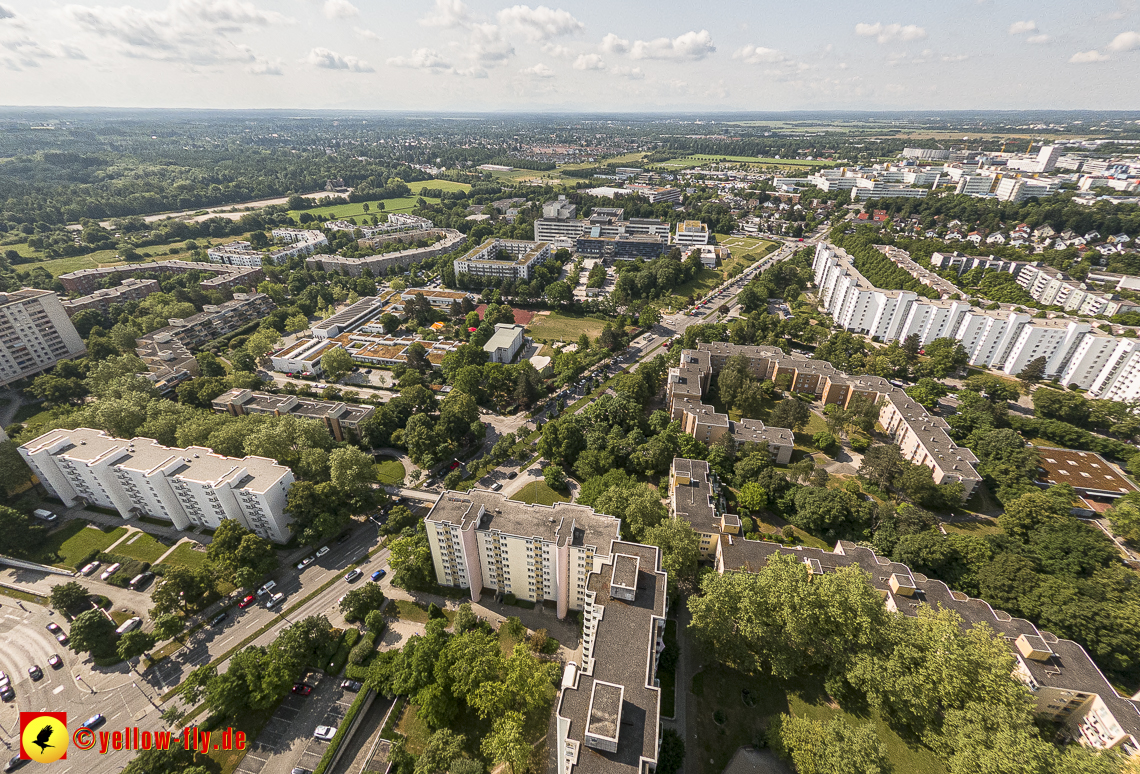 07.06.2023 - Annette-Kolb-Anger, Perlach Stift und Aufstockung in der Kafkastraße in Neuperlach